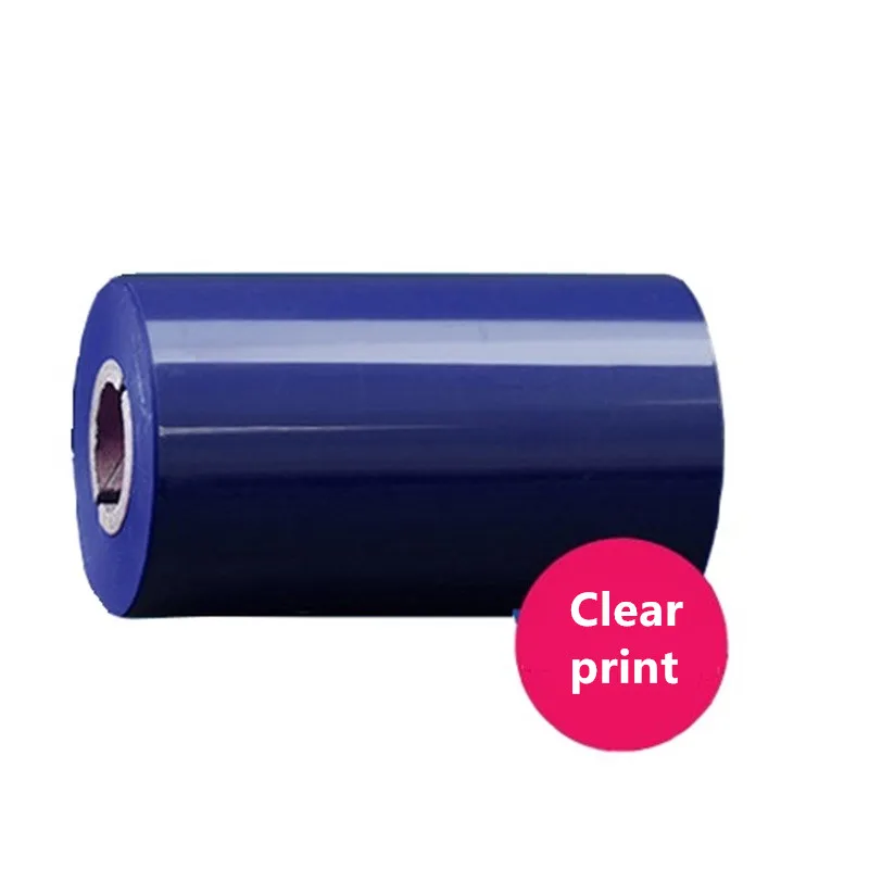 50 60 70 80 90 100 100mm *300m Blue Red Green Color Wax Ribbon Thermal Transfer Ribbon for Label Printer