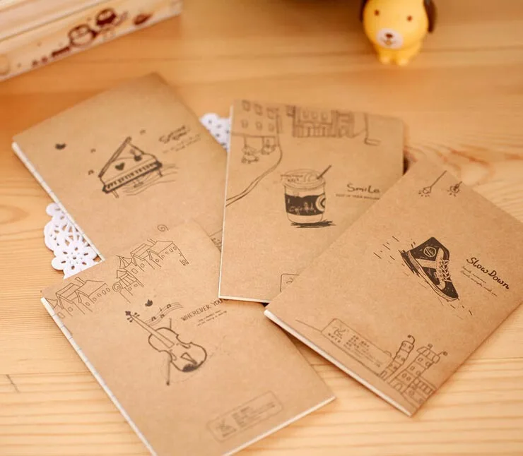 40 Pc Retro Exercise Books ,Students Cute Soft Copy  Small Cartoon Mini Notebook,Stationery,Children Prize Gift