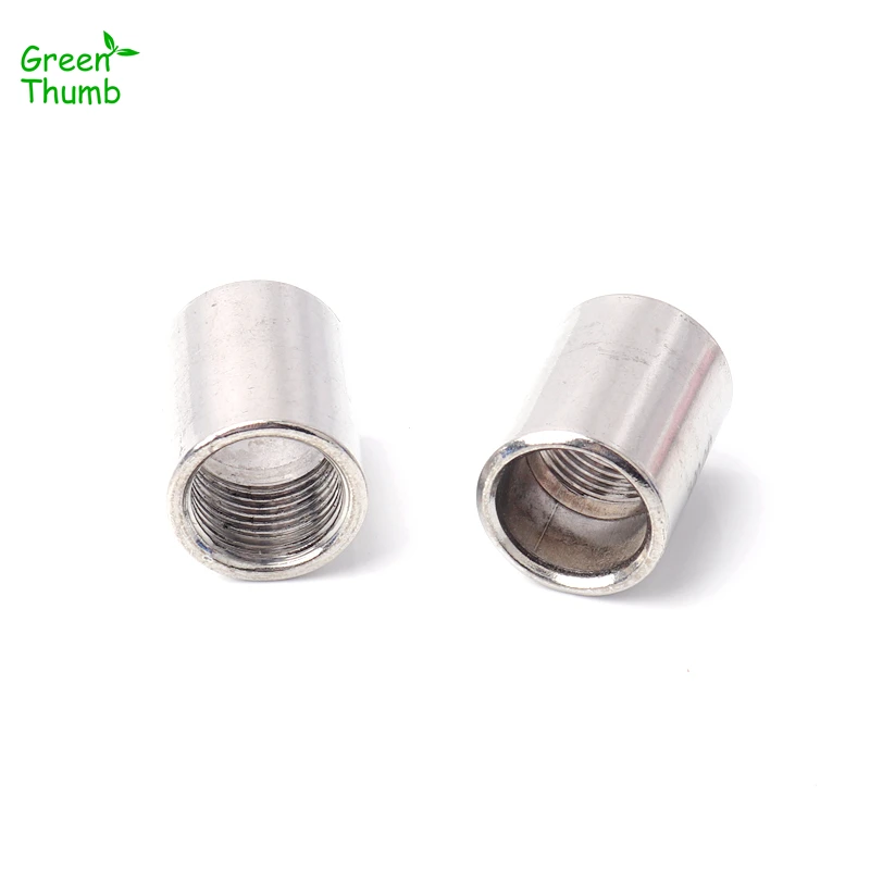 

2pcs 3/8inch Stainless Steel Adapter Nozzle Installation Female Thread Metal Connectors for Spiral Nozzle Connection