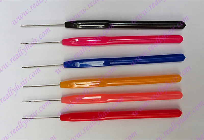 20pcs/pack Plastics Handle Pulling Needle/Micro Rings/Nano Rings/Loop Needle Hair Extensions,Hair Extension Tools