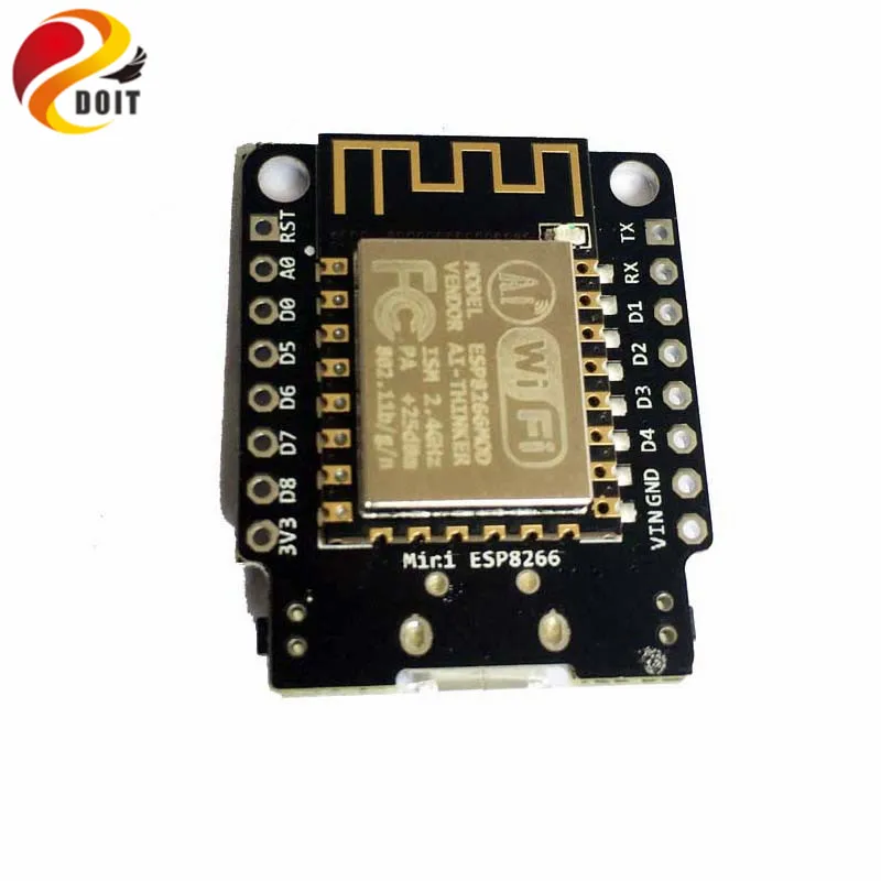 DOIT Mini NodeMCU ESP8266บอร์ดพัฒนา WiFi ขึ้นอยู่กับ ESP-12F 4M ไบต์ ESP 12F Lua IoT DIY RC