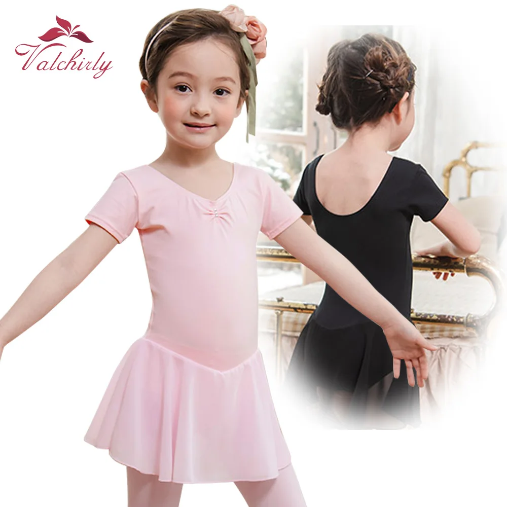 Chiffon Skirt Ballet Girls Dance Dress Kids Tutu Leotard Wear Children Performance Costumes Ballerina Skill