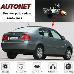 AUTONET Backup Rear View camera For Volkswagen VW polo sedan 2006 2007 2008 2009 2010 2011 Night Vision/license plate camera