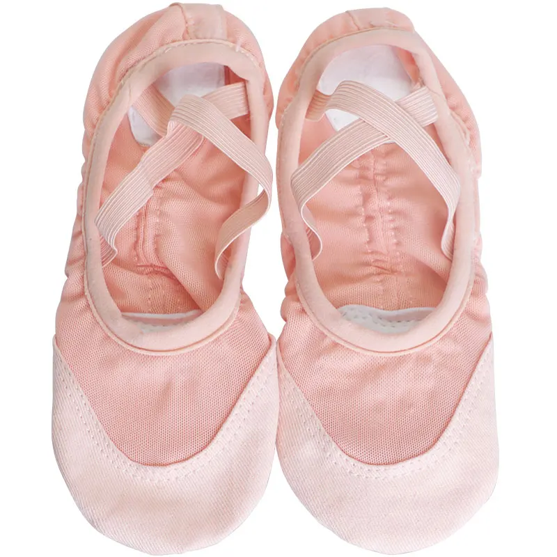 Elastic Mesh Ballet Shoes para mulheres, Sapatos de dança bailarina respirável, Sola macia adulta, Meninas Ballet Chinelos, Alta qualidade