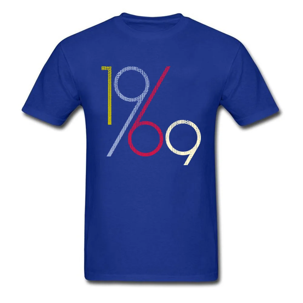 1969 On Sale Personalized Tops & Tees Crew Neck 100% Cotton Fabric Short Sleeve T Shirt for Men Tee Shirts Summer Fall