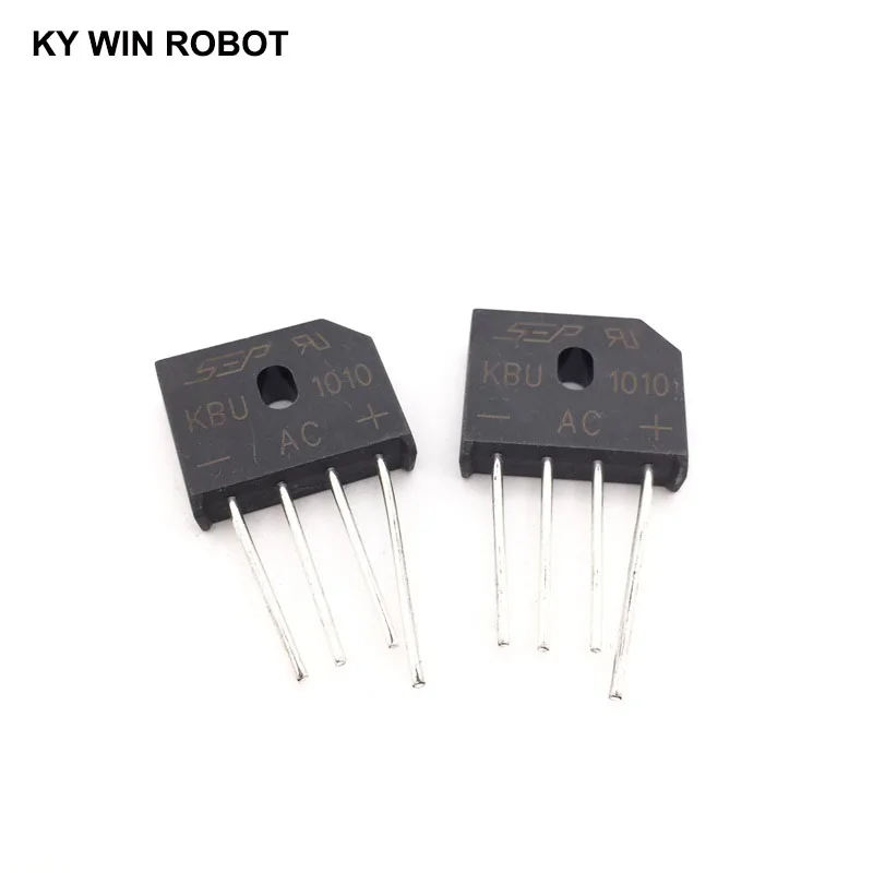 5PCS 10A 1000V DIP-4 diode bridge rectifier KBU1010