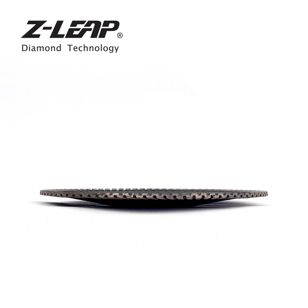 Lâmina de contorno côncava com 5 polegadas, ferramenta para disco de corte convexo para granito e concreto