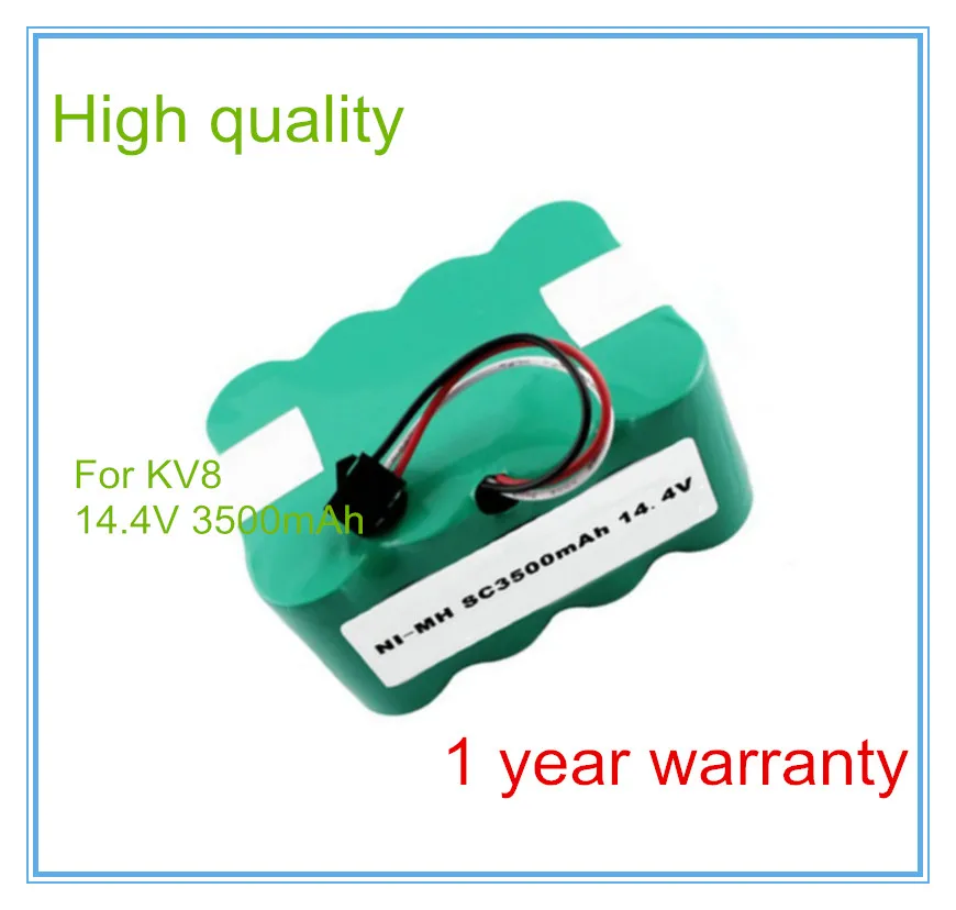 14.4V 3500mAh Ni-MH Vacuum Cleaner battery for KV8 Cleanna XR210 XR510 series XR210A XR210B XR210C XR510A XR510B XR510C XR510D