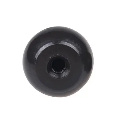 5Pcs M5 M6 M8 Bakelite gum wood ball 16mm-39mm OD hand nuts spherical Round Handle mechanical Grip nut black