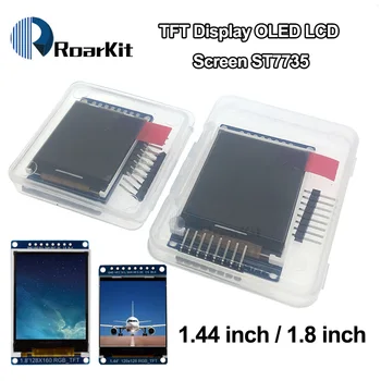 3.3V 1.44 1.8 inç TFT LCD ekran modülü 128*128 128*160 65K SPI tam renkli ekran IPS Arduino için 51 OLED yerini ST7735