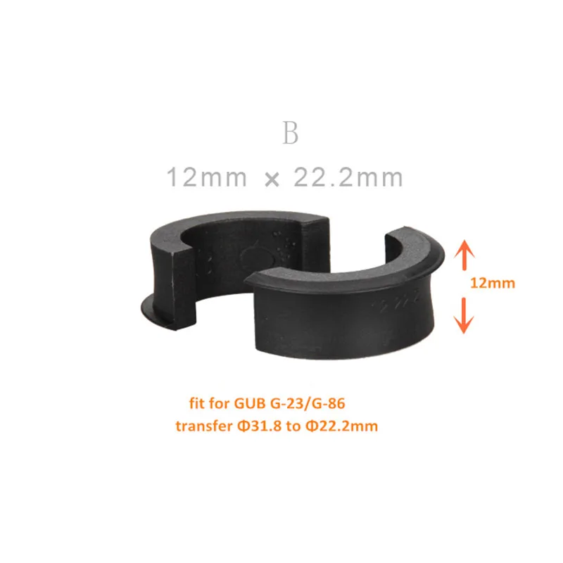 2 Pairs Bicycle Handlebar Extension Conversion Bike Mount Extender Holder Clamp Switch Spacer Conversion 31.8mm to 25.4  22.2mm