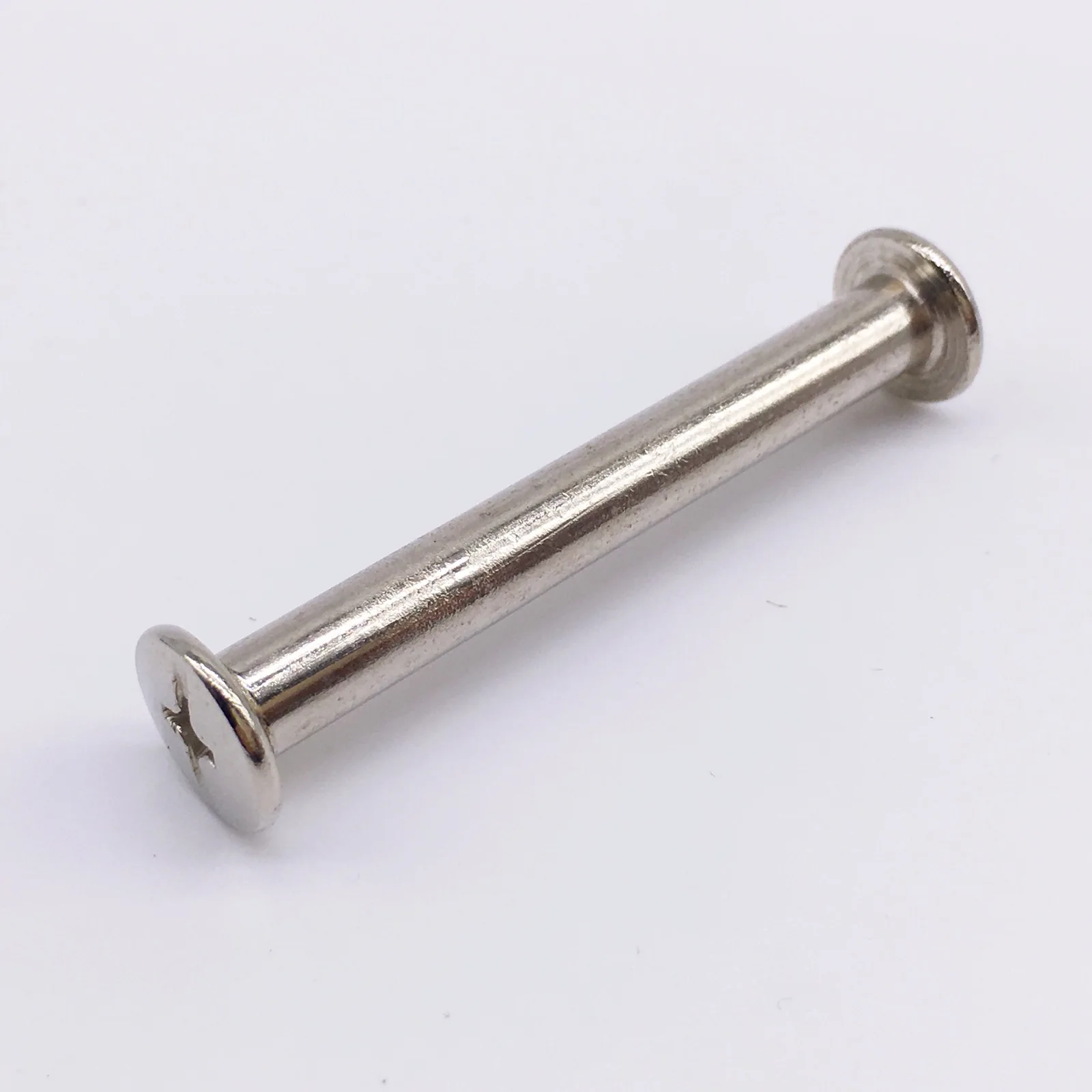 Wkooa Chicago Screws Low Profile Binding Posts Dia 5 mm Length 5-100mm Steel Nickel Plating