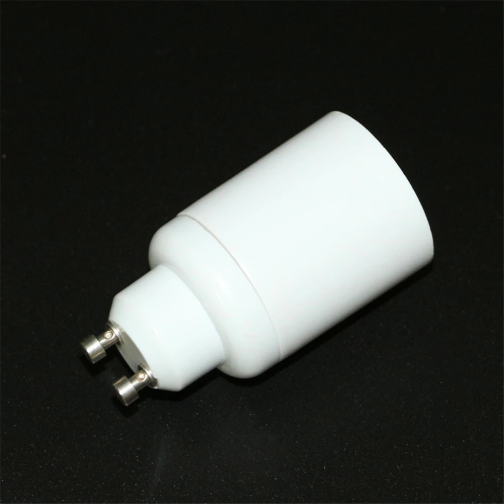 ASMTLED 1Pcs GU10 to E27 Base LED Light Lampbase Bulbs Adapter Adaptor Socket Converter Plug Extender