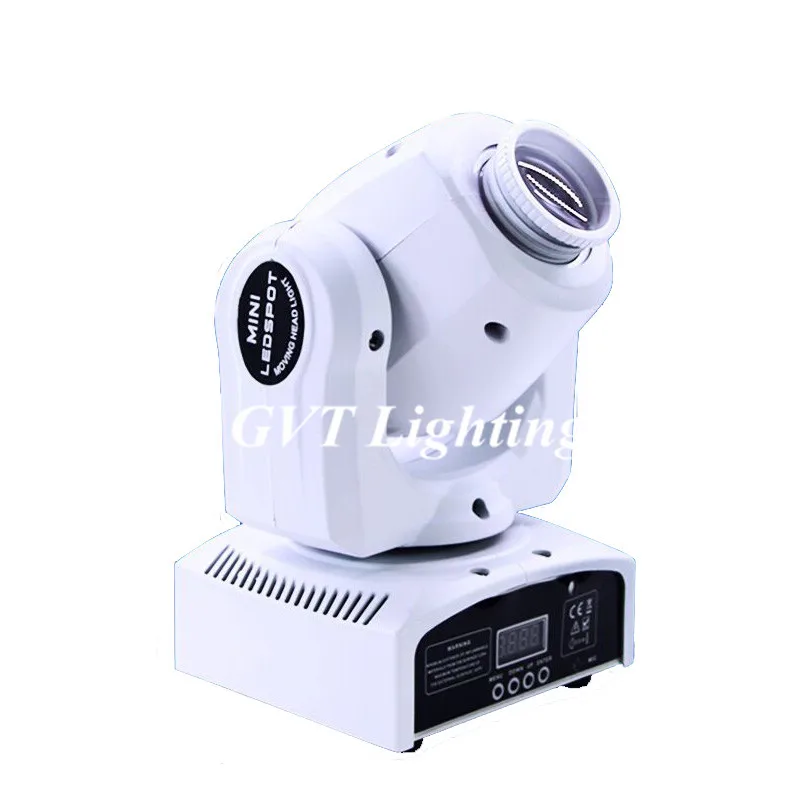 6pcs/lot 30W RGBW LED Moving Head Spot Stage Light Beam DMX512 Disco DJ Party Lighting White Color shell