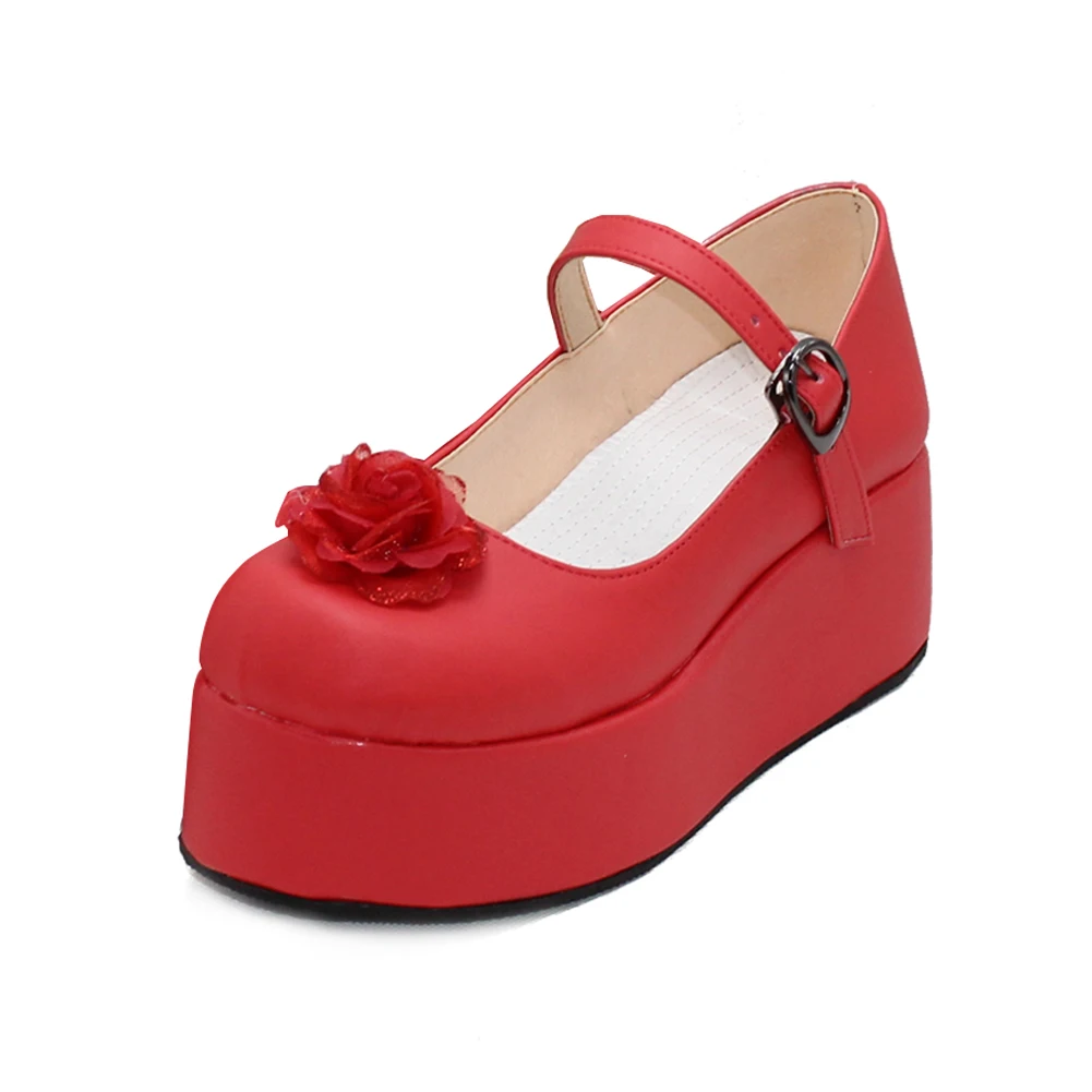 TouHou Project/Embodiment of Scarlet Devil Women's  Flandre Scarlet cosplay Custom flatform shoes