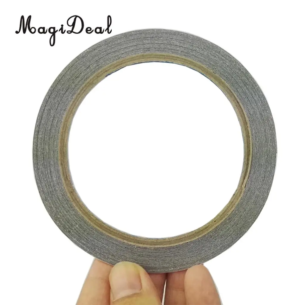MagiDeal New Arrivals 1 Roll Adhesive Feather Tape Glue Archery Arrow Accessories DIY Black 10M Arrows Shooting Hunting Supplies