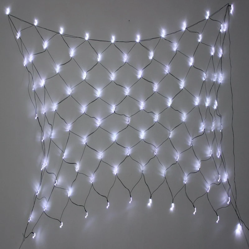 

mycyk LED decorative lights string outdoor net lights Party Garden Wedding Lights indoor bedroom 1.5m*2m Solar energy lamp ins