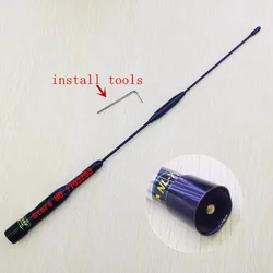 NL77B NL-77B Vhf 144/430Mhz Dual Band High Gain Antenne Voor Autoradio Basic Voertuig Radio Walkie talkie