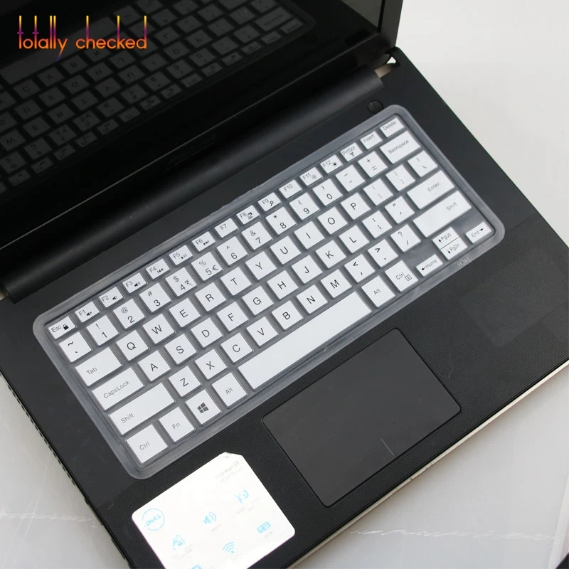 silicone Laptop keyboard Protector cover skin for Dell Inspiron 15 7000 7572 7570 7568 Notebook 15.6 inch