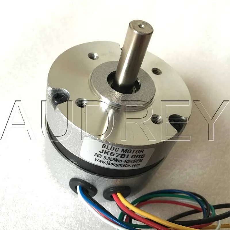 Imagem -05 - Fuselagem Circular e Hall Feedback 36v dc 4000rpm 57 mm 0.6a 23w Fase Brushless dc Eixo do Motor mm 57bl005