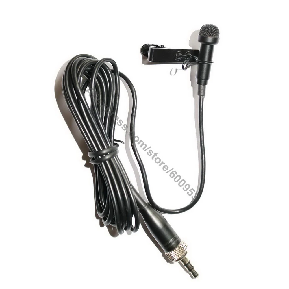 

MICWL Tie Clips Lavalier Lapel Mic Microphone For Sennheiser EW 100 300 500 G1 G2 G3 Wireless MKE2 Design with Clip & Cap