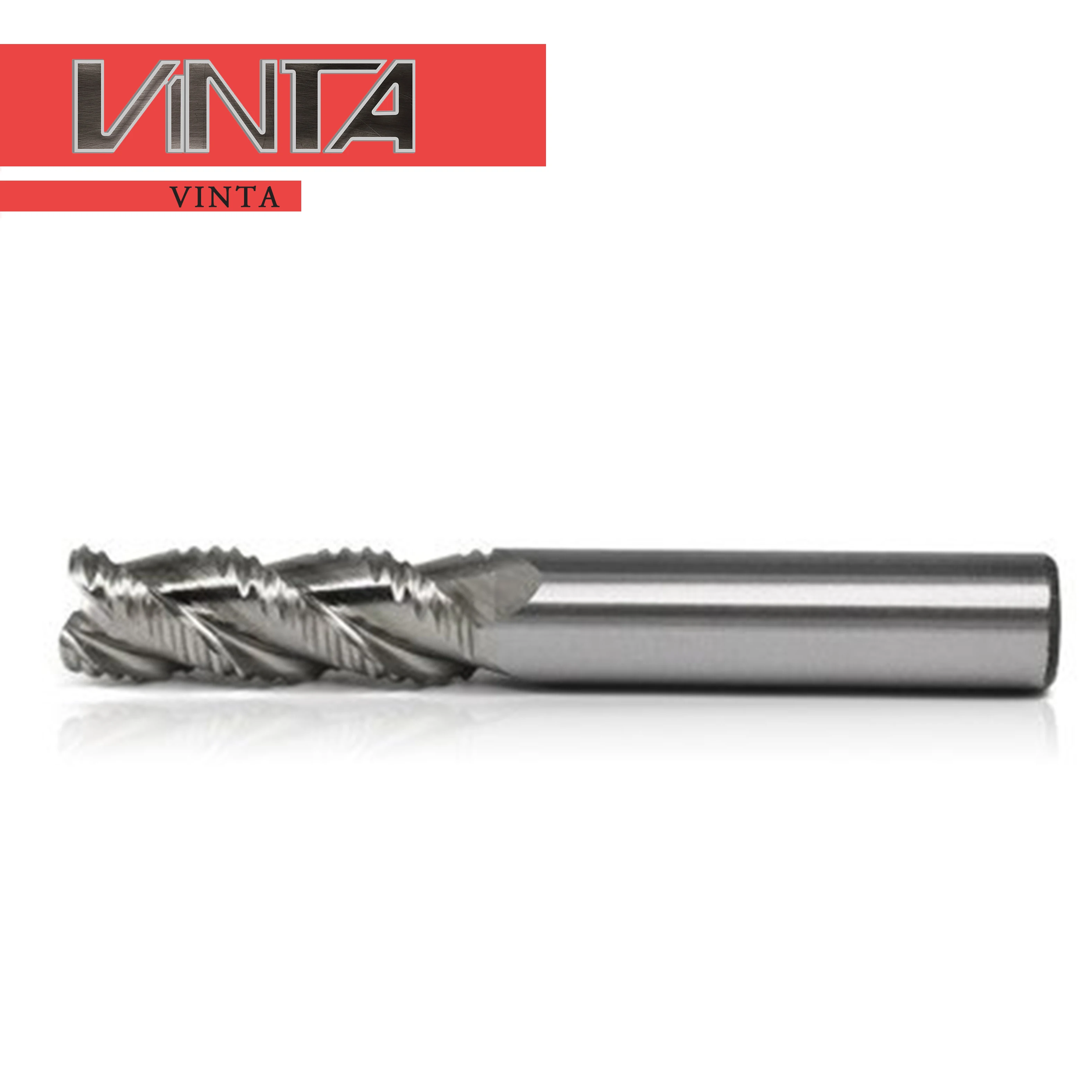 3 Flutes High Speed Steel End Mills 6mm 8mm 10mm 12 mm 20mm Rough Milling Tools for cutting Copper or Aluminum