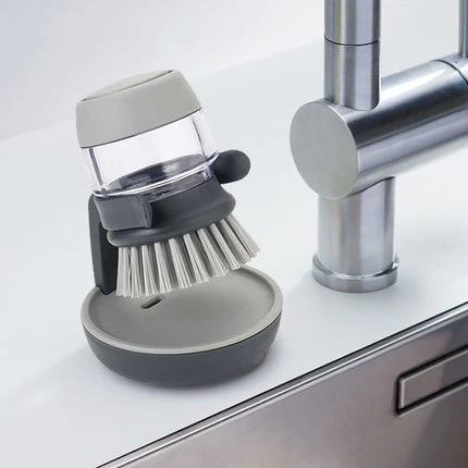 Cleaning Brush Kitchen Utensils Cleaning Liquid Tank Set Does Not Hurt The Pot Dishwashing Brush