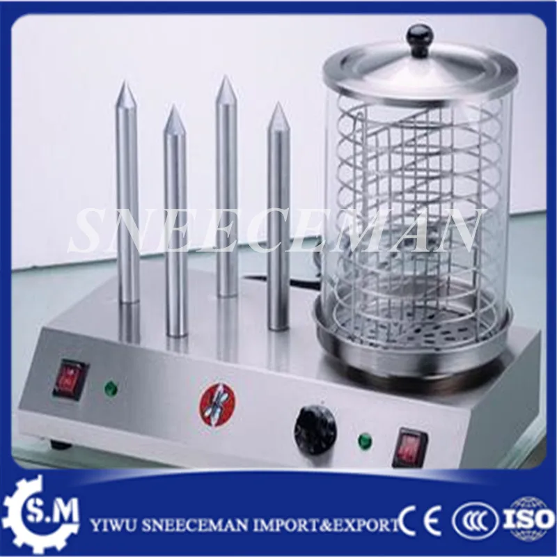 Kommerziellen verwenden doppel temperatur control hot dog maschine edelstahl Wurst Wärmer Buffet Ausrüstung