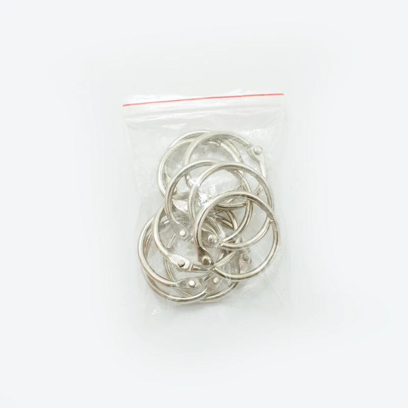 10pcs/Lot Metal Book Rings Binder Ring Hinged Keychain Album Ring Scrapbook Craft Photo Album Scrapbook Split Promotion Price