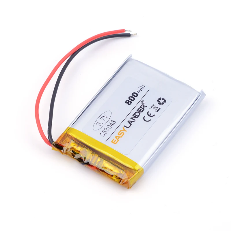 553048 3.7V 800mAh akumulator litowo-jonowy polimerowy do telefonu MP4 GPS głośnik Bluetooth