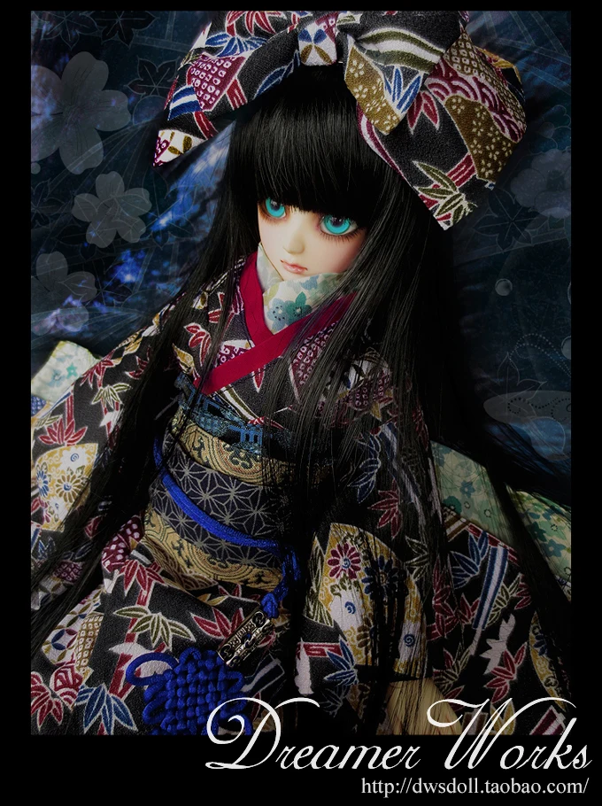 

1/4 scale BJD clothing accessories Japanese Yukata Kimono suit for BJD/SD MSD doll,Not included doll,shoes,wig and other 1293