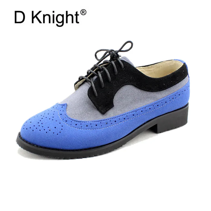 

Fashion Round Toe Lace Up Women Genuine Leather Oxford Shoes Ladies Casual Cow Leather Patchwork Oxfords Vintage Female Flats