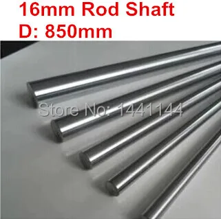 16mm -  850mm linear round shaft harden rod chrome plated Rod