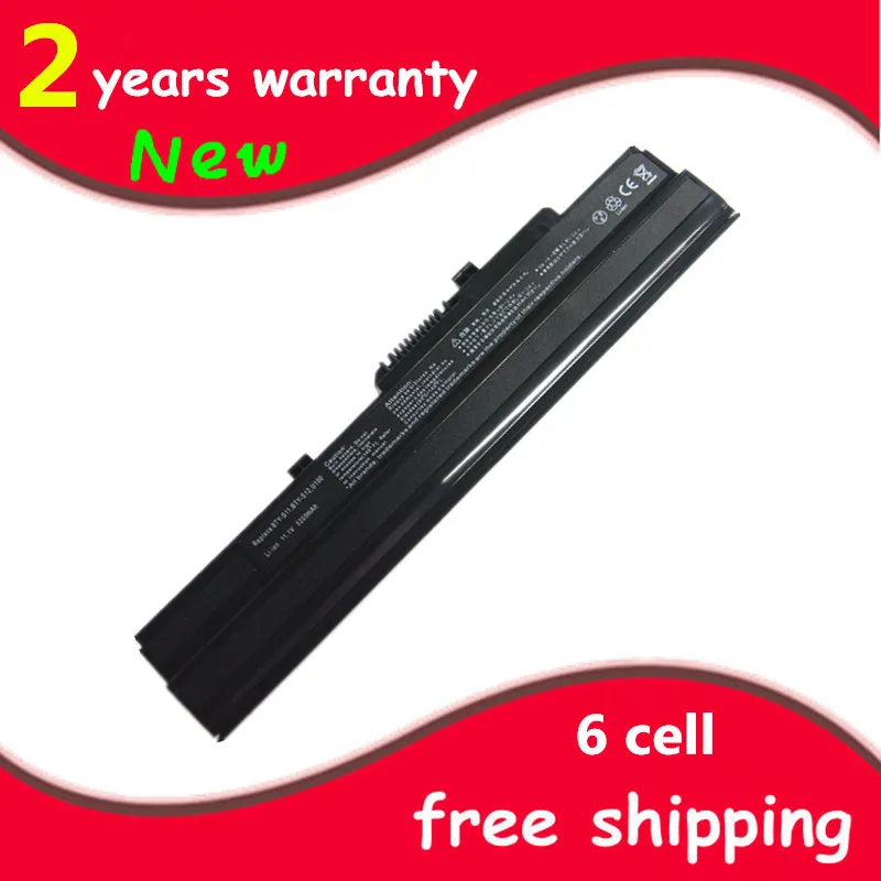 Juyaning Laptop battery BTY-S11 BTY-S12 For Msi X100 X100-G X100-L Wind U100 U90 Wind12 U200 U210 U230 White good gift