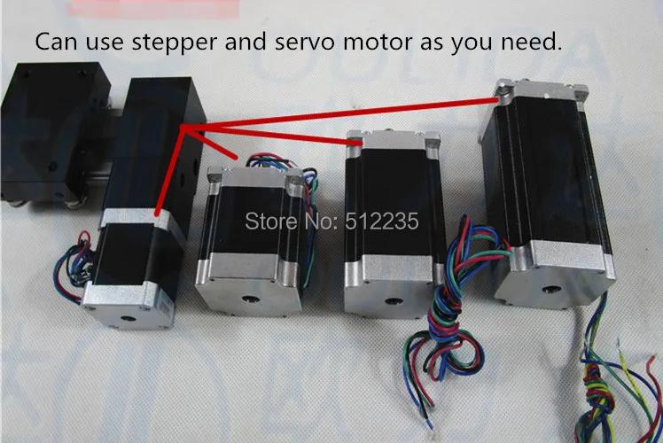 XP timing belt slide module Sliding Table effective stroke 200mm+1pc nema 17 stepper motor  XYZ axis Linear motion