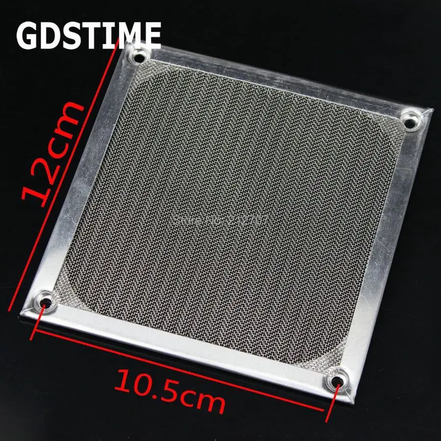 

10 Pieces/set Gdstime Aluminum Dustproof Clean Strainer Computer 12CM Dust Filter 120MM Fan Cover