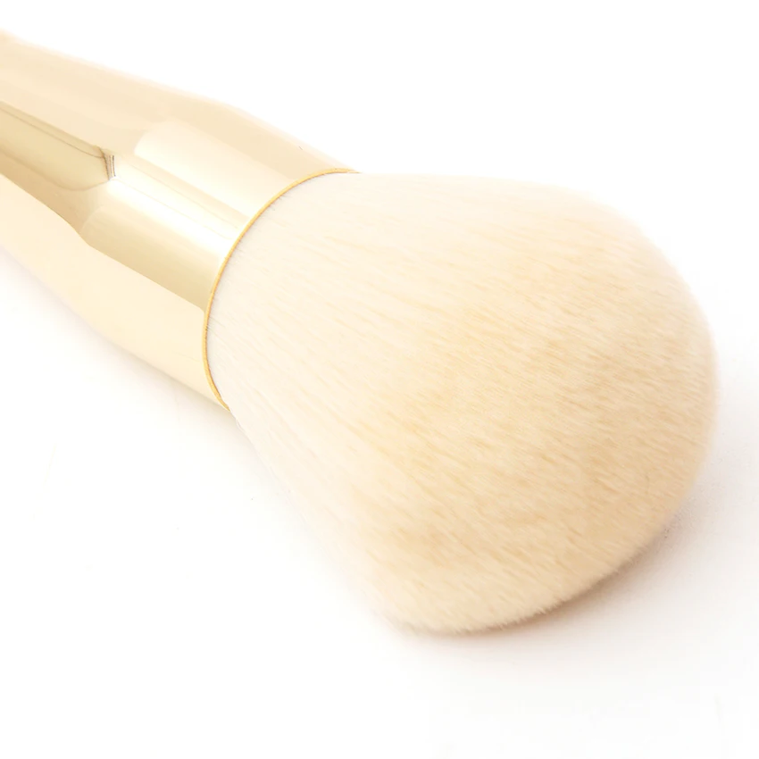 comfortable Italy brand makeup brushes Nano super soft thick dense hair gold metal maquiagem blush powder Kabuki make up brush