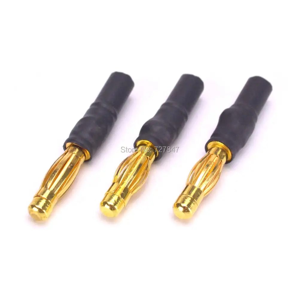 3.5mm Female to 4.0mm Male Gold Bullet banana Connector Adapter for ESC / Motor Part Good Quality