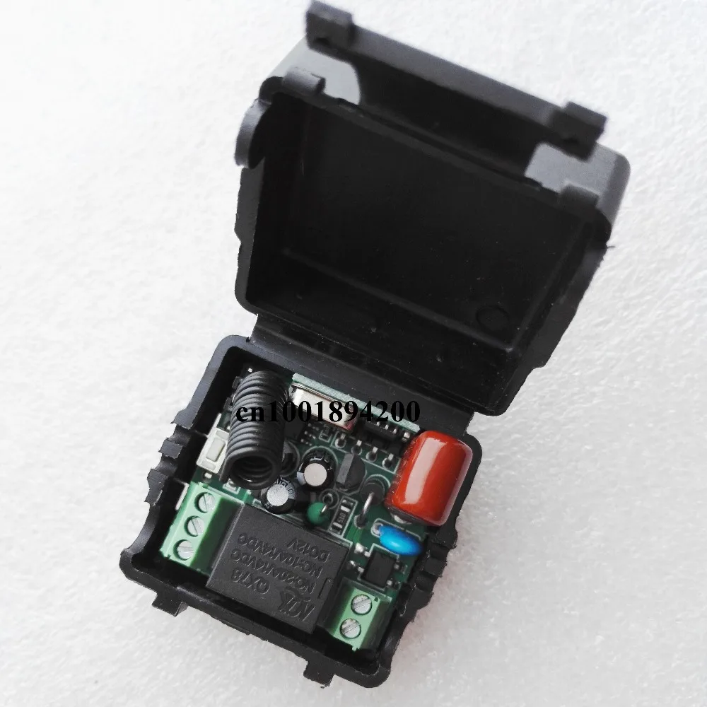 AC220V Mini Relay Receiver NO COM NC Normally Open Closed RF Switching Value Wireless Light Lamp LED Remote Switch 315/433 RXTX