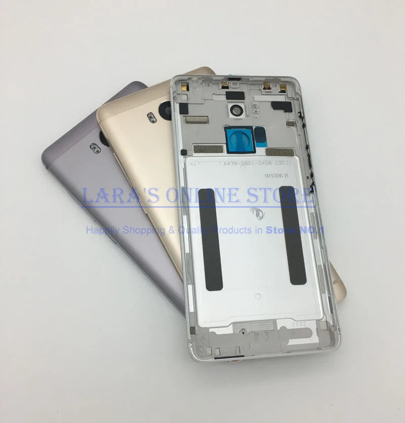 Original for Xiaomi Redmi 4 Pro Battery Door Cover Housing  Redmi 4 Prime Back Cover W / Power Volume Buttons + Camera Lens