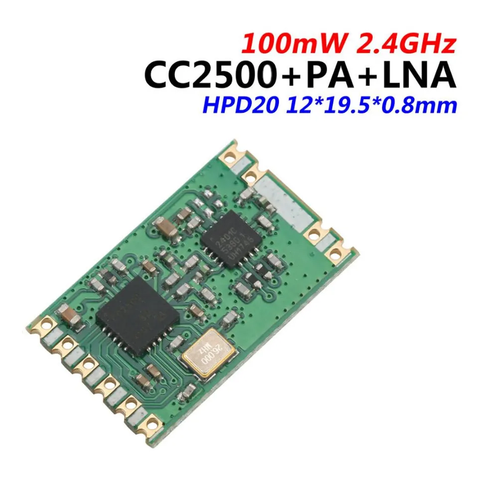2.4GHz CC2500 + PA 무선 모듈, GFSK 100mW |