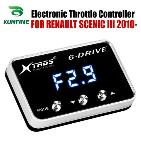 Car Electronic Throttle Controller Racing Accelerator Potent Booster For RENAULT SCENIC III 2010-2019 Tuning Parts Accessory