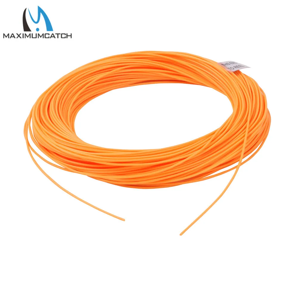 Maximumcatch Running Fly Line 0.7mm 0.9mm Orange and Yellow Fly Fishing Shooting Line