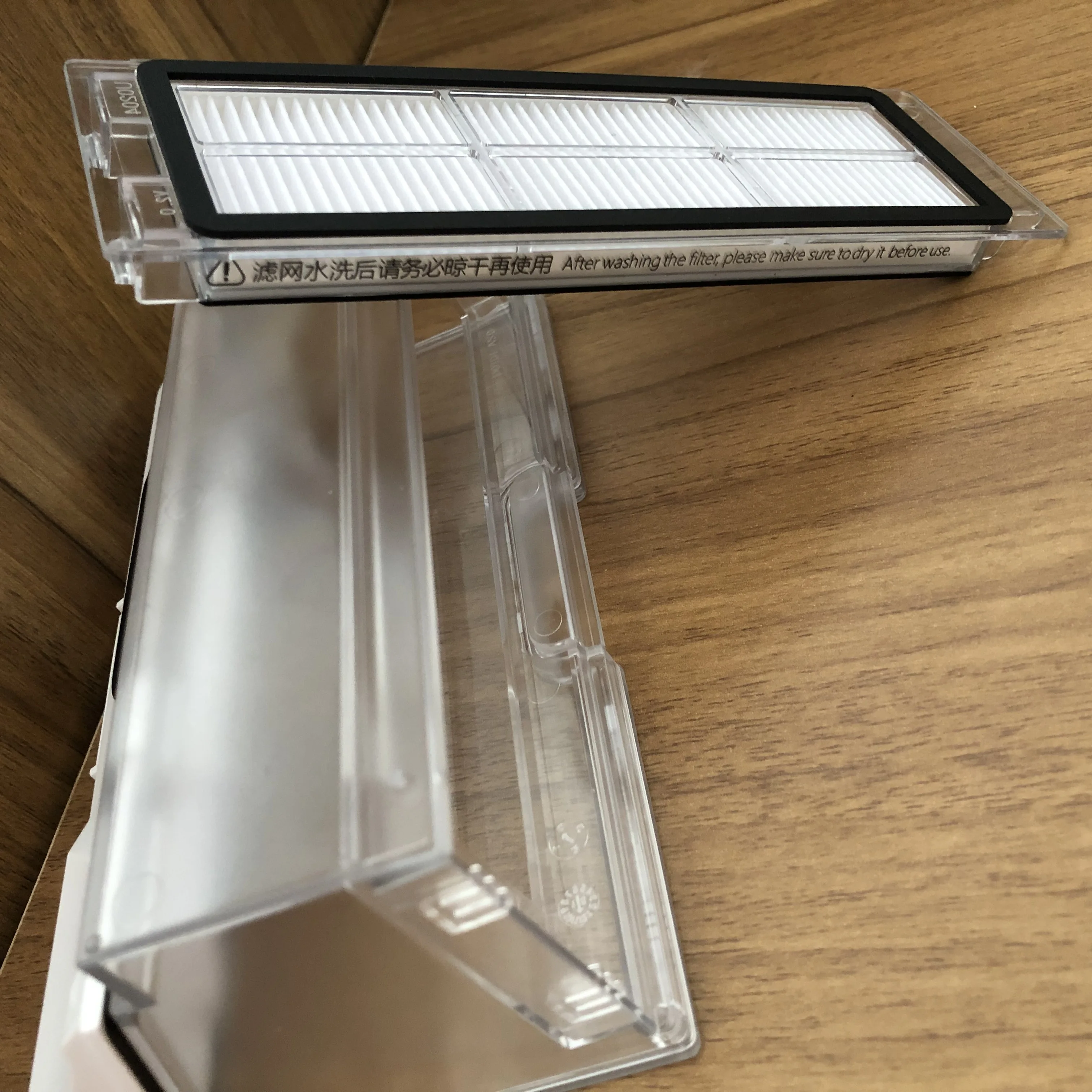 صندوق مرشح مزبلة لملحقات أجزاء مرشح المكنسة الكهربائية الروبوتية Xiaomi Roborock S50 S55 S51 S52