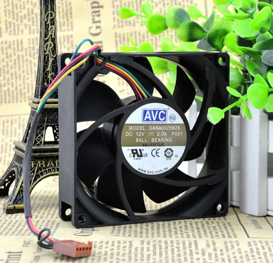 

The original AVC DASA0925B2S 12V 2.0A 9CM 9025 4 line PWM temperature control fan