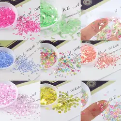 10g Ultra Sottile Trasparente Scintillante 3 millimetri 4 millimetri Star Cuore Prugna Luna Paillettes Paillettes per la Nail Bellezza FAI DA TE /Decorazione di cerimonia nuziale Confetti