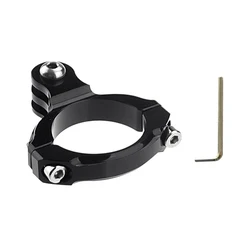 Soporte de Clip para manillar de motocicleta, montaje de tija de sillín de bicicleta para Gopro Hero Go pro 9/8/7/5/4/3, accesorios de Cámara de Acción, color negro