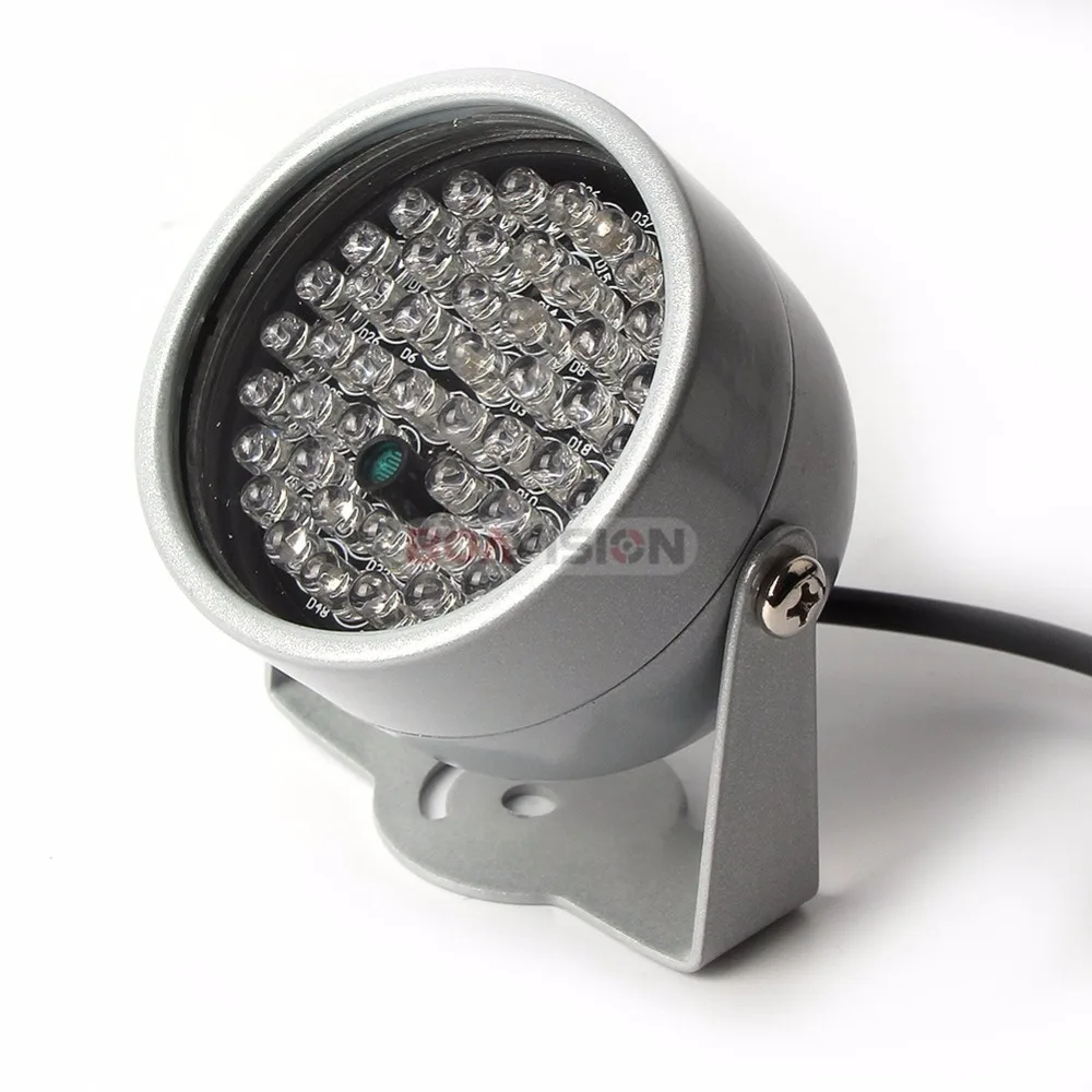 Lampe de vidéosurveillance à infrarouge, illuminateur 48 LED, vision nocturne IR pour caméra de surveillance