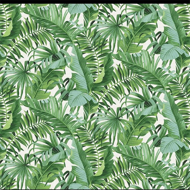 wellyu papel parede  Custom wallpaper Tropical rainforest background wall leaves wallpaper for walls 3 d papel parede  behang