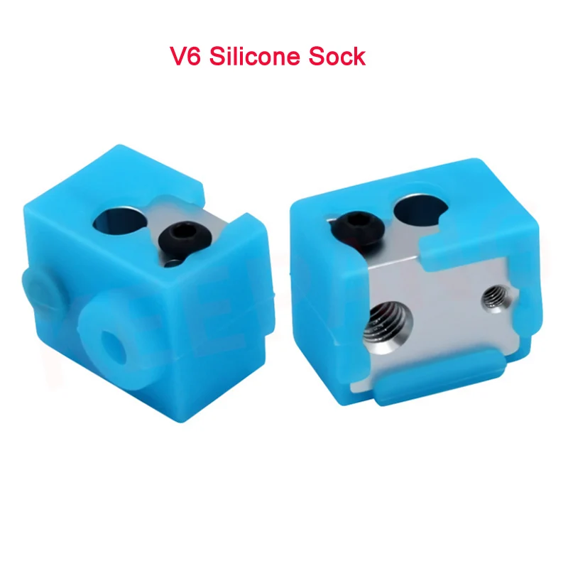 3D Printer Parts Silicone Sock for V6 Volcano MK8/MK9/CR10/CR10S Heated Block Warm Keeping Cover